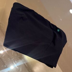 Alo Yoga Black Strapless Crop Top